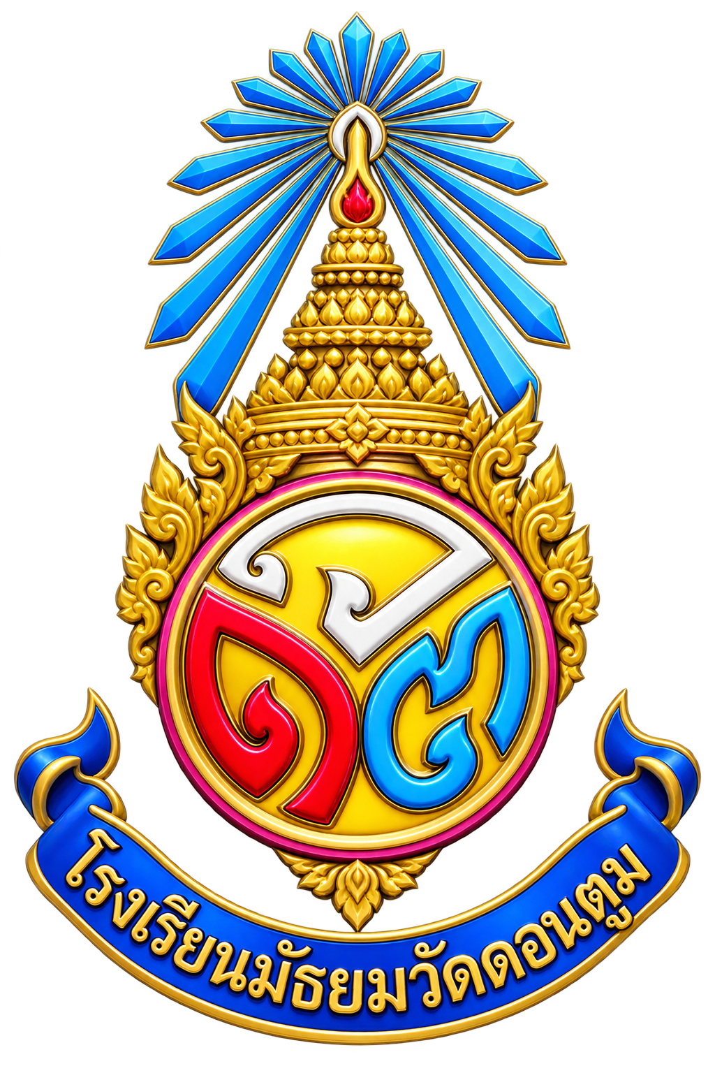 ตราโรงเรียนมัธยมวัดดอนตูม